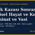 Trafik Kazası Sonrası Bitkisel Hayat ve Uzun Süreli Koma 2026: 0 Maluliyet, Vasi ve Kayyım (TMK m.405, 426, 462), Bakıcı Gideri, Manevi Tazminat ve TCK m.89/3-a