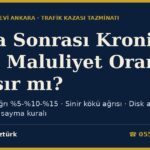 Trafik Kazası Sonrası Kronik Ağrı Maluliyet Oranına Yansır mı? 2026: Nöropatik Ağrı (%5--), Sinir Kökü Ağrısı, Kompleks Bölgesel Ağrı Sendromu ve Tazminat