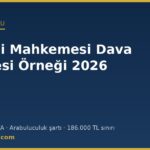 Tüketici mahkemesi dava dilekçesi örneği 2026