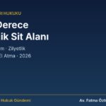 1. derece arkeolojik sit alanı: ev, tarım, onarım, trampa, vergi ve el atma