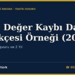 Araç Değer Kaybı Dava Dilekçesi Örneği (2026) — Sigortaya Başvuru ve 2 Yıl