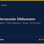 Bahis Davasında İddianame 2026: İddianamenin İadesi (CMK 174), Toplu İddianameye Karşı Savunma, Kamu Davasının Açılmasının Ertelenmesi, Seri Muhakeme, Tensip, Spor Toto’nun Katılması ve Beyan Dilekçesi Örneği