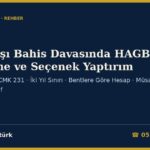 Yasa Dışı Bahis Davasında HAGB, Erteleme ve Seçenek Yaptırım 2026: 7589 Sonrası CMK 231, İki Yıl Sınırı, Bentlere Göre Hesap, Müsadere ve HAGB Kararına İstinaf Dilekçesi