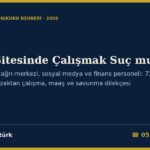 Bahis Sitesinde Çalışmak Suç mu? 2026: Canlı Destek, Çağrı Merkezi, Sosyal Medya ve Finans Personelinin Ceza Sorumluluğu — Görevlere Göre İsnat (7258 m.5/1-a, b, c, ç; TCK 37-39), Kast ve İş İlanıyla Aldatılma (TCK 21, 30), Örgüt İsnadı (TCK 220, 221), Uzaktan ve Yurt Dışından Çalışma (TCK 8, 11), Maaşın Müsaderesi (TCK 55), Sözleşmenin Geçersizliği (TBK 27, 394/3) ve Savunma Dilekçesi