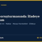 Yasa Dışı Bahis Soruşturmasında İfadeye Çağrıldım 2026: Hesabım Bahiste Kullanıldı — Tanık mı Şüpheli mi, İfade Hakları, Susma Hakkı, İfadeden Sonra ve Delil Toplanması Talebi Dilekçesi (CMK 145-148, 7258 m.5)