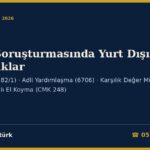 Bahis Geliri Yurt Dışında İddiası 2026: Yurt Dışındaki Hesap ve Varlıklar — Yurt Dışına Para Çıkarma ve Aklama (TCK 282/1), Gümrük Beyanı (5549 m.16, 32 Sayılı Karar), Adli Yardımlaşma ile Tedbir (6706 m.7), Karşılık Değer Müsaderesi (TCK 55/2), Kaçaklık ve Zorlama Amaçlı El Koyma (CMK 247-248), İade ve İtiraz Dilekçesi