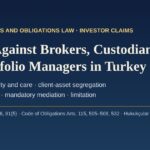 Claims against brokers, custodians and portfolio managers in Turkey: duties, liability and remedies for foreign institutional investors