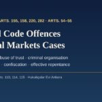 Turkish Criminal Code offences in capital markets cases: qualified fraud, organisation, money laundering and confiscation