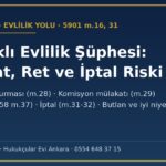 Evlilik yoluyla vatandaşlıkta danışıklı evlilik şüphesi: emniyet soruşturması, komisyon mülakatı, ret, aile ikamet izni ve vatandaşlığın iptali (5901 m.16, 31-32)