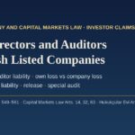 Suing directors and auditors of Turkish listed companies: liability under the Commercial Code and Capital Markets Law