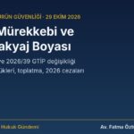 Dövme mürekkebi ve kalıcı makyaj boyası: KKDİK, TAREKS ve 2026/39 GTİP değişikliği, stüdyo yükümlülükleri, toplatma ve 2026 cezaları