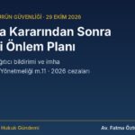 Toplatma kararından sonra düzeltici önlem planı, geri çağırma, dağıtıcı bildirimi ve imha rehberi kapak görseli