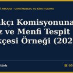 Emlakçı Komisyonuna İtiraz ve Menfi Tespit Dava Dilekçesi Örneği (2026) — TBK m.520
