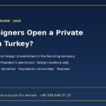 Can foreigners open a private school in Turkey — foreign shareholder ban under Law No. 5580 and international schools