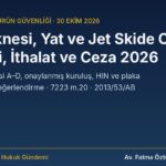 Gezi teknesi, yat ve jet skide CE işareti, tasarım kategorisi, üretim sonrası değerlendirme ve idari para cezası rehberi kapak görseli