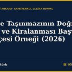 Hazine Taşınmazının Doğrudan Satışı ve Kiralanması Başvuru Dilekçesi Örneği (2026) — 4706