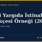 İdari Yargıda İstinaf Dilekçesi Örneği (2026) — İYUK m.45 ve Otuz Gün