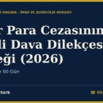 İmar Para Cezasının İptali Dava Dilekçesi Örneği (2026) — İmar m.42 ve 60 Gün