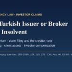 When a Turkish issuer or broker becomes insolvent: concordat, bankruptcy claims and client-asset protection for foreign investors