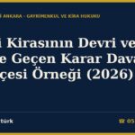 İşyeri Kirasının Devri ve Rıza Yerine Geçen Karar Dava Dilekçesi Örneği (2026) — TBK m.323