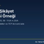 İtirazen şikâyet dilekçesi örneği 2026