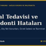 Kanal Tedavisi ve Ortodonti Hataları: Eğe Kırılması, Diş Teli Sorunları, Ücret İadesi ve Tazminat