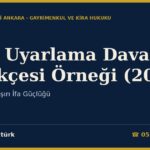 Kira Uyarlama Dava Dilekçesi Örneği (2026) — TBK m.138 Aşırı İfa Güçlüğü