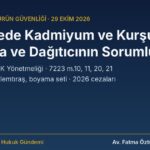 Kırtasiye ürünlerinde kadmiyum ve kurşun, kalem kutusu toplatma kararı ve dağıtıcının sorumluluğu rehber kapağı