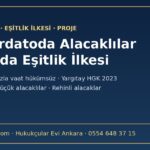 Konkordatoda alacaklılar arasında eşitlik ilkesi: İİK m.308/d, Yargıtay HGK 2023, küçük alacaklılar ve rehinli alacaklar