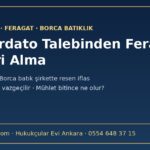 Konkordato talebinden feragat ve geri alma: borca batık şirkette resen iflas (İİK m.292/1-d)