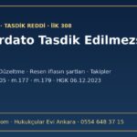 Konkordato tasdik edilmezse ne olur: ret sebepleri, resen iflasın şartları, İİK 308