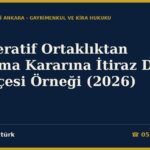 Kooperatif Ortaklıktan Çıkarma Kararına İtiraz Dava Dilekçesi Örneği (2026) — 1163 m.16