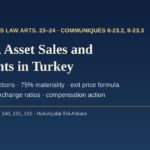 Mergers, asset sales and exit rights in Turkish listed companies: significant transactions and the compensation action