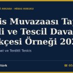 Muris Muvazaası Tapu İptali ve Tescil Dava Dilekçesi Örneği 2026 — 1974 İBK, İspat ve Terditli Tenkis