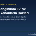 Orman yangınında evi ve bahçesi yananların hakları: devlet yardımı, sigorta ve tazminat