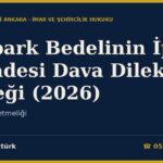 Otopark Bedelinin İptali ve İadesi Dava Dilekçesi Örneği (2026) — Otopark Yönetmeliği
