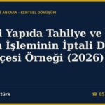Riskli Yapıda Tahliye ve Yıkım İşleminin İptali Dava Dilekçesi Örneği (2026) — 6306 m.5