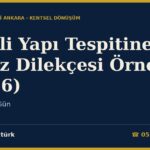 Riskli Yapı Tespitine İtiraz Dilekçesi Örneği (2026) — 6306 ve 15 Gün