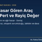 selde hasar goren arac kasko pert kapak