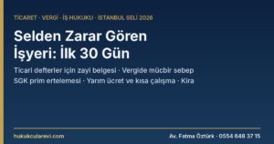 Selden Zarar Gören İşyeri 2026: Ticari Defterlerin Zayi Belgesi, Vergi ve SGK’da Mücbir Sebep, Çalışanlar, Kısa Çalışma ve Kira (TTK m.82/7, VUK m.13-15, 5510 m.91, İş K. m.40)