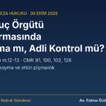 Silahlı suç örgütü soruşturmasında tutuklama, adli kontrol, TCK 220/3 ve 6136 hukuki analiz kapak görseli