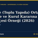 Sitede (Toplu Yapıda) Ortak Gidere ve Kurul Kararına İtiraz Dilekçesi Örneği (2026) — KMK m.69-73