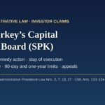 Suing Turkey’s Capital Markets Board (SPK): annulment, full remedy action and supervisory failure claims