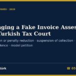Challenging a Fake Invoice Assessment in the Turkish Tax Court