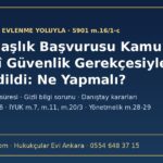 Vatandaşlık başvurusu kamu düzeni ve millî güvenlik gerekçesiyle reddedildi: 5901 m.16/1-c, 60 günlük dava süresi ve İYUK m.20/3