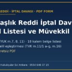 Vatandaşlık reddi iptal davası kontrol listesi ve müvekkil değerlendirme formu: 60 gün hesabı, 18 kalem belge listesi, ret gerekçesi–delil eşleştirmesi (PDF)