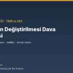 Velayetin Değiştirilmesi Dava Dilekçesi — Hukukçular Evi Ankara