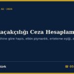 Vergi Kaçakçılığı Ceza ve Etkin Pişmanlık Hesaplama Aracı 2026 (VUK 359): Fıkra ve Fiil Tarihine Göre Hapis Cezası, Ödenecek Tutar, Erteleme ve HAGB Eşiği, Zamanaşımı