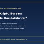 Yabancı kripto borsası Türkiye’de platform kurabilir mi? SPKn m.35/B, SPK izni, 250 milyon TL sermaye, pay edinim izni ve yurt dışı hizmet yasağı