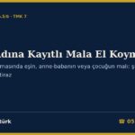 Bahis Soruşturmasında Eşimin, Annemin veya Çocuğumun Adına Kayıtlı Mala El Konuldu 2026: Şüpheliye Ait Olma Şartı ve Zilyetlik Cümlesi (CMK 128/1), Tapu Kaydı (TMK 7, 705), Görünürde Malik İddiası (TBK 19), Bahis Suçlarında El Koymanın Dayanağı (7258 m.5/6-a, 5549 m.17), Araca El Koyma, Yakının Ceza Riski (TCK 282/2, 289), Tazminat (CMK 141/1-j) ve İtiraz Dilekçesi
